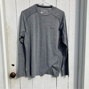 Eddie Bauer Men’s Motion Small Crew Neck Long Sleeve T-shirt Like New Condition